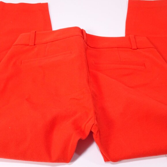 J.Crew Women's Stretch Minnie Pants in Poppy Red Sz 00 IRRG - Picture 9 of 9